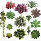 Various Wholesale Factory DIY mini Faux plants plastic plants artificial succulent for Home Decoration