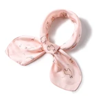 Scarf Decoration Korean Square Silk Scarf Ladies Spring And Autumn Decoration Scarf Art Cartoon Pattern Neckerchief Scarf