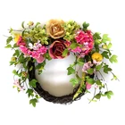 Eggs Home Decor Wreath With Hydrangea And Eggs
