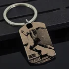 Photo Sports Best Selling Stainless Steel Photo Sports Star Maradona Keychain For Memorial