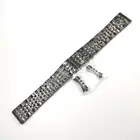 40 Band Compatible With Apple Watch 38 40 42 44mm Solid Stainless Steel Metal Wristband Strap With Butterfly Folding Clasp