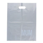Bags Biodegradable Material Die-Cut Plastic Shopping Bags With Customized Logo Picture