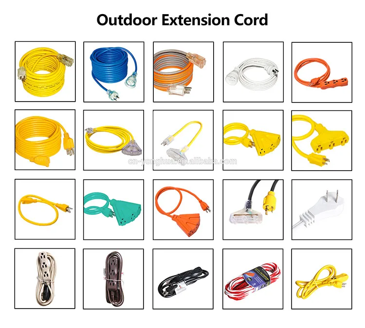 Chinese Factory Low Price Outdoor Heavy Duty Extension Cable