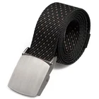 Best Selling Adjustable Polyester Wholesale Custom Military Fashion Belt Men with Quick Release Metal Buckle