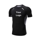 OEM Customize New Short Sleeve Quick Dry Sportswear Summer Gym Men Fitness Tops Sports t shirt