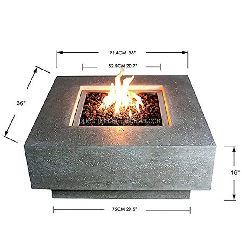 Garden heating stove villa stone baking stove outdoor  gas stove real fire decorative fireplace