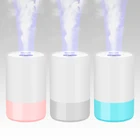 2020 new arrival mini air humidifier humidificator car office bedroom muted USB fan lamp 8 hours moisturizing portable