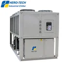 Cooled Water Water Chiller Factory 120hp Dual Compressor Air Cooled Screw Type Industrial Water Chiller