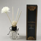 hot sale 50ml glass bottle aroma reed diffuser home perfume