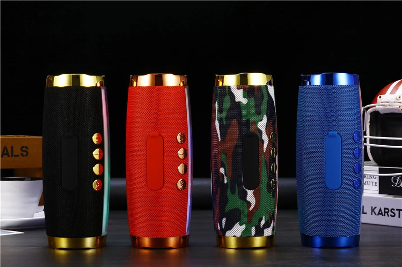 E11 2.0 1200MA 10w hand free call 7inch custom mini portable blue tooth with colors led light tws wireless speakers - ANKUX.COM