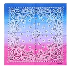 Scarf Ombre Bandana Wholesale Tie Dye Scarf Outdoor 100% Cotton Ombre Bandana Hip Hop Seamless Cotton Bandana Square