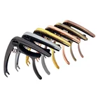 Metal color guitar capo tuners for acoustic and electric guitarra ukulele