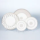 ceramic high quality bone china tableware porcelain production italian creative party supplies tableware