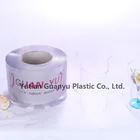Logo Customization Pvc Thin Plastic Sheet 3mm Super Blue Clear Soft Transparent Pvc Thin Film Plastics Sheet
