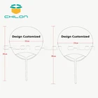 Paper Fans Fan Fan Hand Fan Chinese Handmade Bamboo Paper Paddle Circular Hand Fans