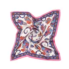 Manufacturer Silk Hair Scarf Head Custom Plaid Scarf Satin Hijab Silk Plaid Scarves For Muslim