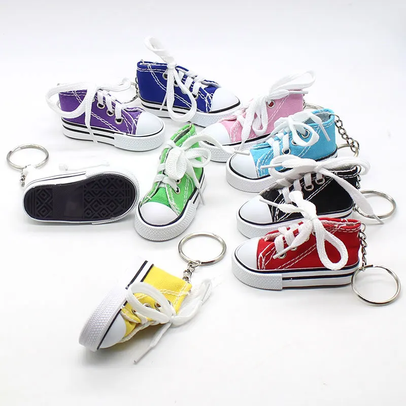 mini converse sneaker keychains