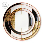 MC Customer print plates sets dinnerware for wedding home with CE/EU/FDA certificate