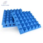 China factory custom Sound Proof foam panels 100% polyurethane pyamid acoustic foam for studio and KTV