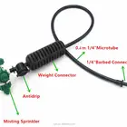 Home and garden irrigation aspersory plastic mist sprinkler set