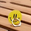 Custom Smile Face Acrylic Mobile Phone Lazy Ring Holder With Strong Suction