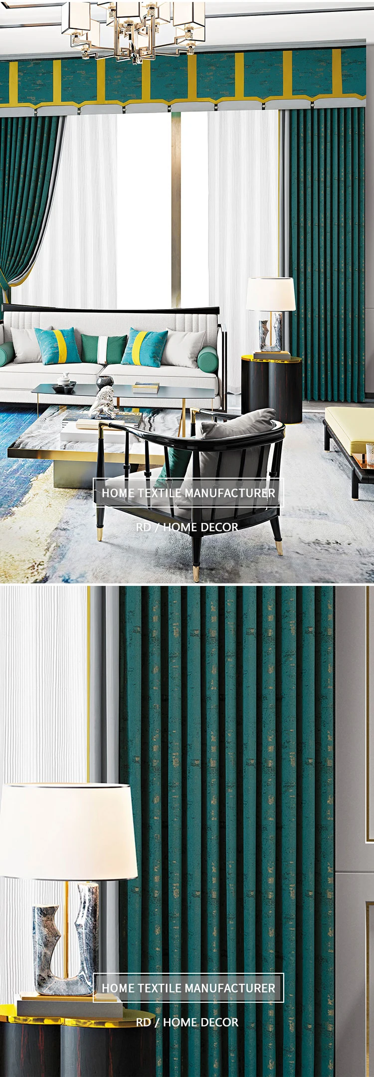 Curtain Fabric 100% Polyester Blackout Fabric