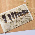 15pcs Makeup brushes private label travel powder lip foundation eye shadow eyebrow professional makeup brush set kit