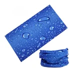Custom digital printed hip hop 100% polyester seamless bandana head wraps with custom logo