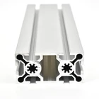Black Factory 40mm T Slot Liner Extrusion 50100 Aluminum Profile 50*100 With 8mm Groove For Workbench