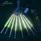 beautiful 30cm 50cm 80cm christmas meteor rain lights