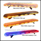 New Emergency Warning Lightbar With Speaker Police Slim Lightbar Led Red Blue Patrol Car Warning Light Bars Siren