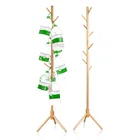 Free Standing Coat Rack Hallway Entryway Coat Hanger Stand for Clothes