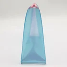 Pouch Best Sell Rectangle Shape Holographic Mesh EVA Cosmetic Pouch With Zipper