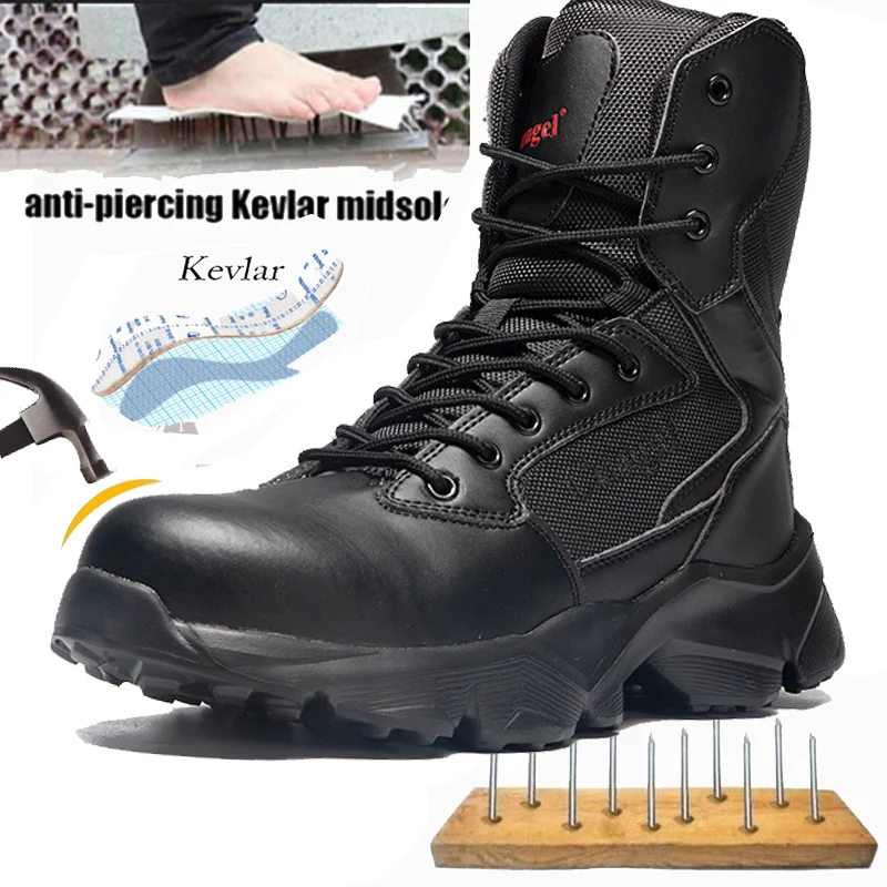 custom steel toe work boots