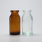 10ml Clear or Amber Pharmaceutical Moulded Glass Bottle Vial