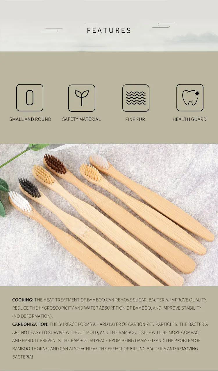 3_06.jpg OF Reusable Biodegradable Environmentally Friendly Soft Brush Bamboo Toothbrush  