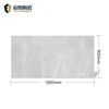 Grey Decorated Full Double Loading Polished Porcelain Tiles 900 x 1800 Non Slip Flooring Porcelain Tiles
