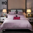 Custom wholesale 100% cotton printing home decor hotel luxury double bed sheet bedding set