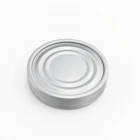 73mm Chrome bottom lid for canned strawberries