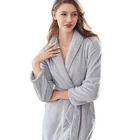 Wholesale Polyester Coral Fleece Sleepwear Custom Luxury Bathrobe