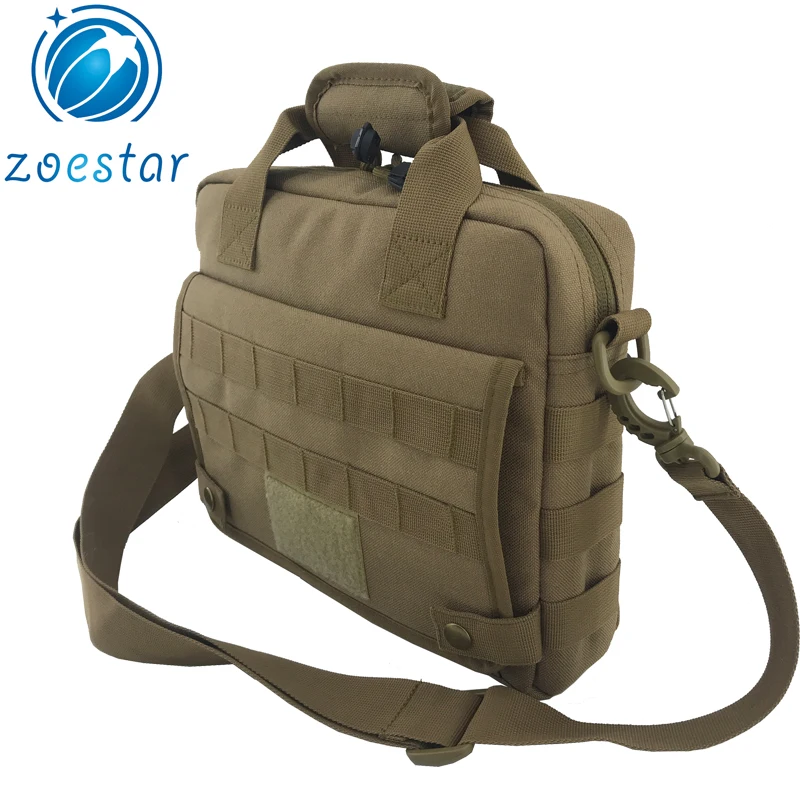 1000D Polyester Cordura Military Satchel Shoulder Messenger Tactical Handbag for Tablet