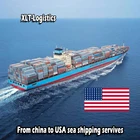 drop shipping rates LCL sea freight service to los angeles new york door to door delivery from china