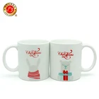 Promotional Christmas Series 11oz Ceramic Mug with Various Decal