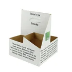 Zhuoyida Customized 4 Cups Coffee Paper Holder Drink Carrier Packaging Boxes with Handle