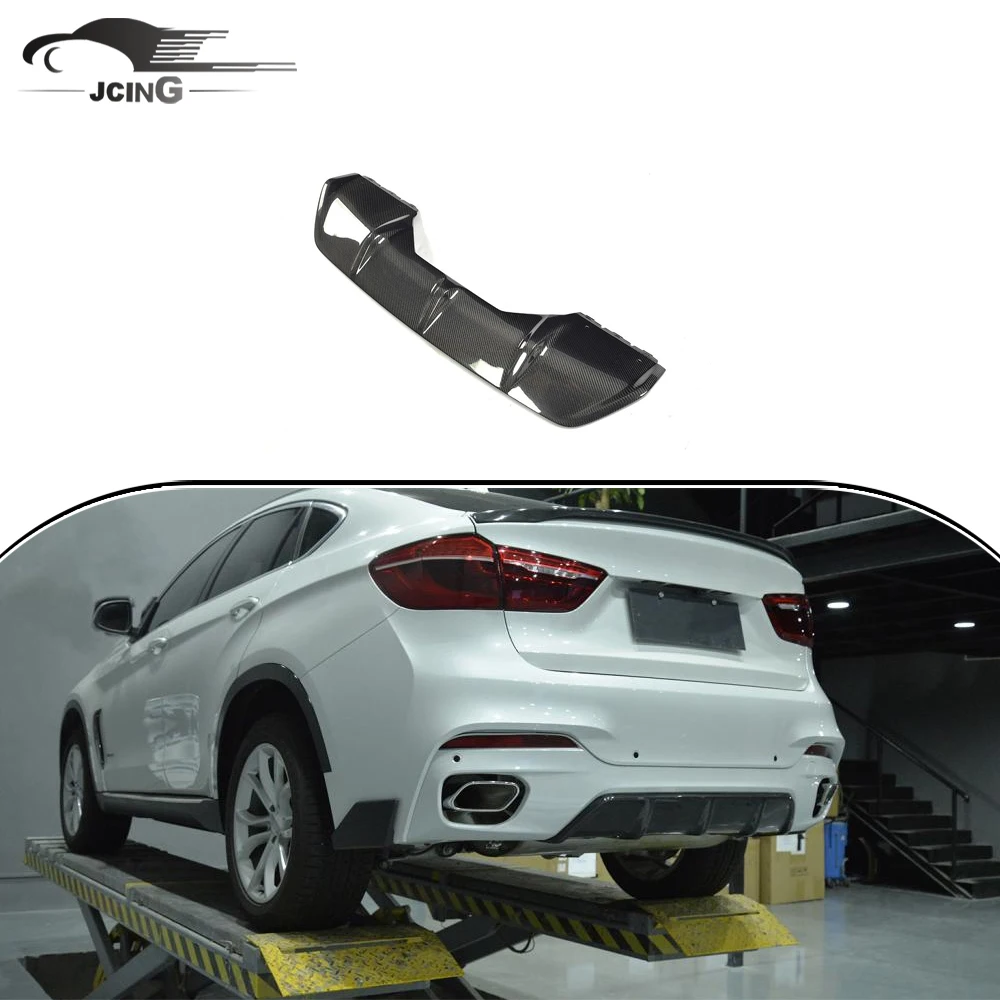 X6 F16 Carbon Fiber Rear Bumper Lip Diffuser For Bmw X6 F16 M Sport Utility 2015 2017 Auto Body Kit Buy Rear Diffuser For Bmw X6 X6 F16 Rear Bumper Lip Diffuser X6 Car