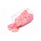 Hot sale cosmetic grade iridescent pink eye glitter