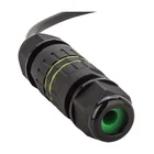 Tuv Certified Straight Through Three Core Outdoor Cable Ip68 Waterproof Connector