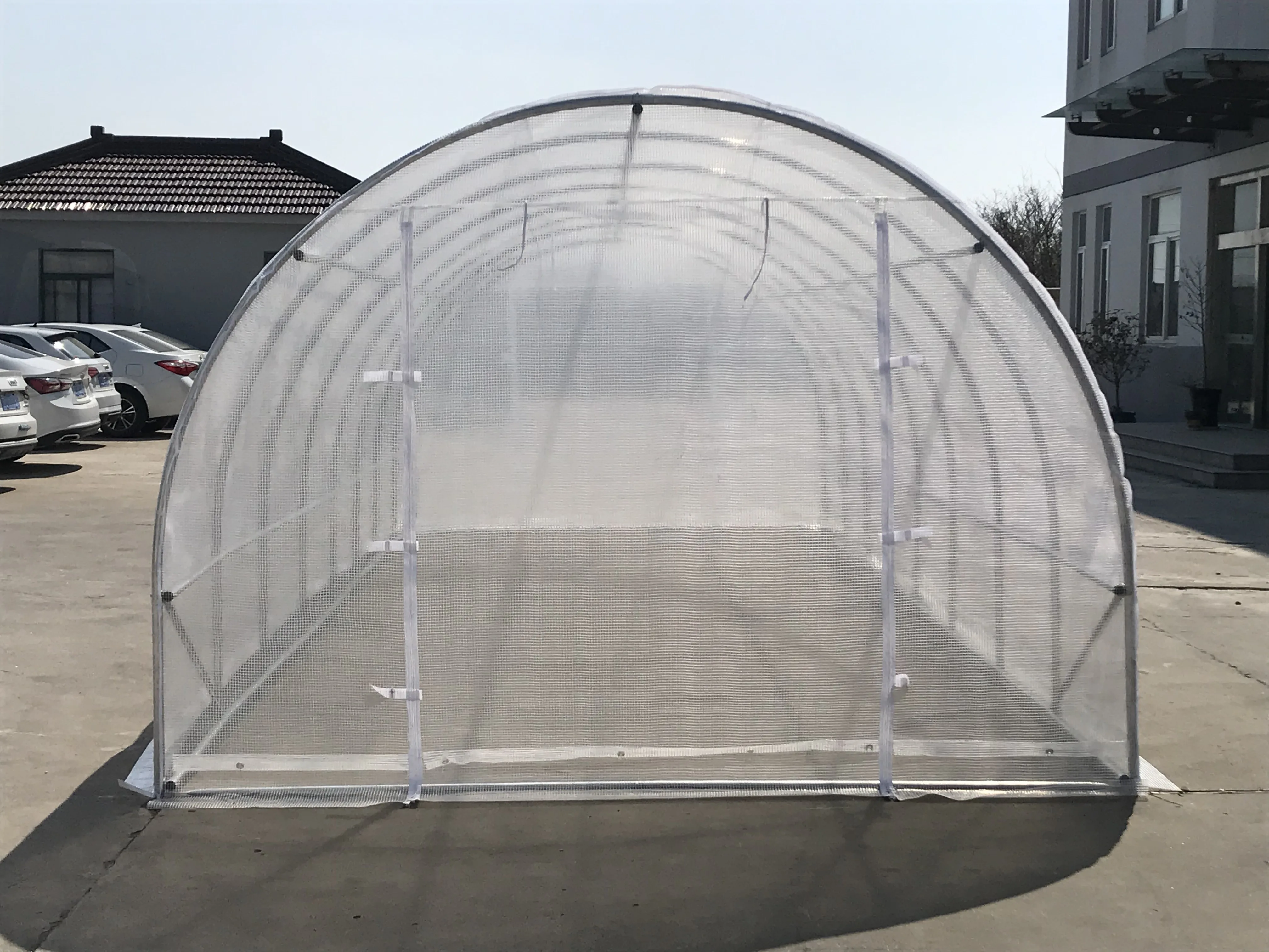 Heavy Duty Waterproof Plastic Tunnel Greenhouse For Agriculture X X M