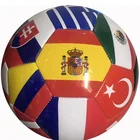 Wholesale Cheap Machine Stitched Country Flag Football, Custom PVC Promotional Soccer Ball in Bulk