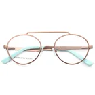 Luxury Fashion Metal Eyewear Frames Eyeglasses Combined Colorful Optical Glasses
